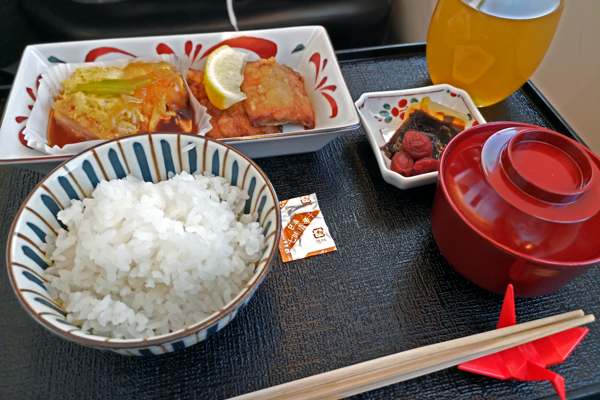 JALビジネスクラス和食