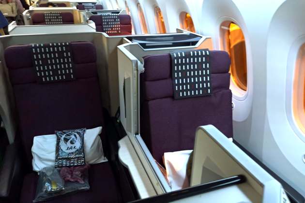 JAL SKY SUITEのビジネスクラス