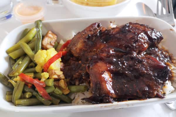 マレーシア航空ビジネスクラス機内食