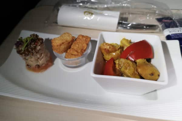 JALビジネスクラス機内食